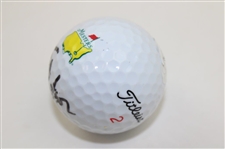 Tom Watson Signed Masters Logo Golf Ball JSA ALOA