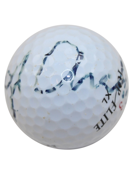 George Archer Signed Top-Flite XL Logo Golf Ball JSA ALOA