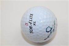 George Archer Signed Top-Flite XL Logo Golf Ball JSA ALOA