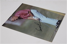 Arnold Palmer Signed Putting Photo JSA ALOA