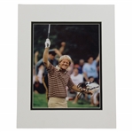 Jack Nicklaus Signed Raising Putter Matted Photo Beckett #AC61311