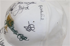 Tiger Woods & Team USA Signed 2000 President's Cup Hat JSA ALOA