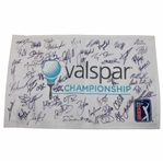 Tiger Woods, Rory & Field Signed Valspar Championship Flag JSA ALOA