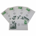 Five (5) Bobby Jones Honoring Golf Immortal 1981 FDCs