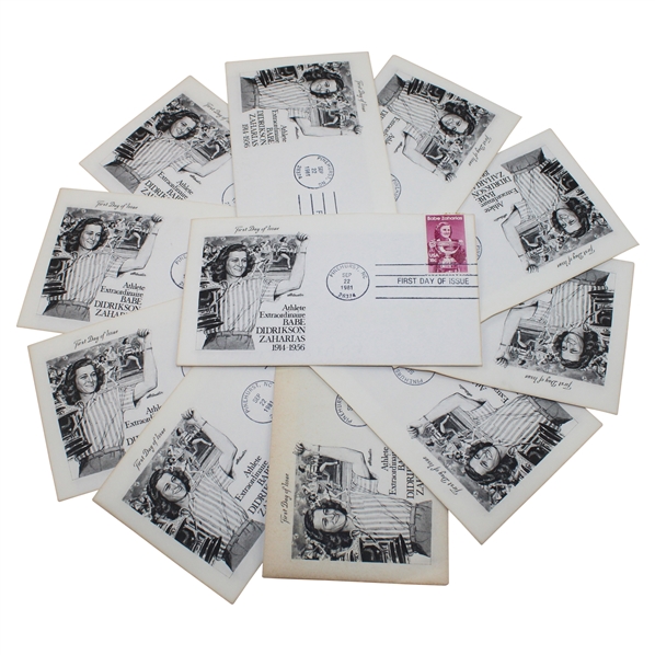 Eleven (11) Babe Zaharias Athlete Extraordinaire 1981 FDCs
