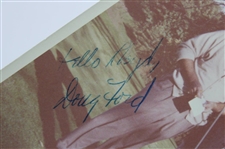 Doug Ford Signed 1959 Photo with Lloyd Mangrum - Joe McKenzie Kodak Photo JSA ALOA