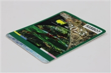 Jon Rahm Signed 2023 Masters Tournament SERIES Badge #R18807 JSA ALOA