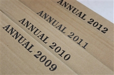 Complete 1978-2016 Run of Thirty-Eight (38) Masters Tournament Green Annual Books