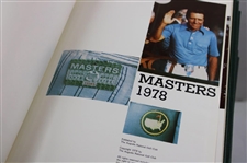 Complete 1978-2016 Run of Thirty-Eight (38) Masters Tournament Green Annual Books