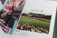 Complete 1978-2016 Run of Thirty-Eight (38) Masters Tournament Green Annual Books