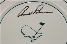 Arnold Palmer Signed Vintage Augusta National Dinner Plate JSA ALOA