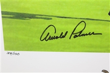 Arnold Palmer Signed Ltd Ed 39/100 '1964 The Masters Win - The Final Putt' Print JSA ALOA