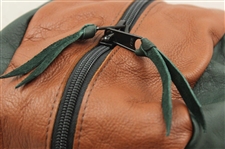 Augusta National GC Masters Exclusive Green Leather MacKenzie Golf Bag w/Headcovers, Pouch & Rain Cover