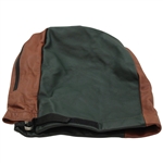 Augusta National GC Masters Exclusive Green Leather MacKenzie Golf Bag w/Headcovers, Pouch & Rain Cover
