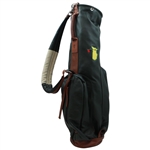 Augusta National GC Masters Exclusive Green Leather MacKenzie Golf Bag w/Headcovers, Pouch & Rain Cover