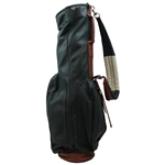 Augusta National GC Masters Exclusive Green Leather MacKenzie Golf Bag w/Headcovers, Pouch & Rain Cover