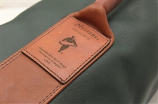 Augusta National GC Masters Exclusive Green Leather MacKenzie Golf Bag w/Headcovers, Pouch & Rain Cover