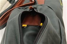 Augusta National GC Masters Exclusive Green Leather MacKenzie Golf Bag w/Headcovers, Pouch & Rain Cover