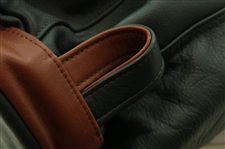 Augusta National GC Masters Exclusive Green Leather MacKenzie Golf Bag w/Headcovers, Pouch & Rain Cover