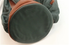 Augusta National GC Masters Exclusive Green Leather MacKenzie Golf Bag w/Headcovers, Pouch & Rain Cover