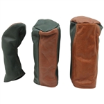 Augusta National GC Masters Exclusive Green Leather MacKenzie Golf Bag w/Headcovers, Pouch & Rain Cover