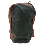 Augusta National GC Masters Exclusive Green Leather MacKenzie Golf Bag w/Headcovers, Pouch & Rain Cover