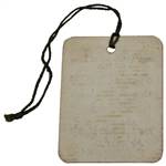 1926 The Open at Royal Lytham Ticket - Bobby Jones' First Open Win - Only One Known