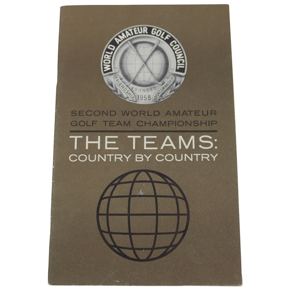 1960 World Amateur Team Championships at Merion GC Official Program - Jack Nicklaus Amateur Victor