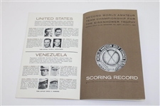 1960 World Amateur Team Championships at Merion GC Official Program - Jack Nicklaus Amateur Victor