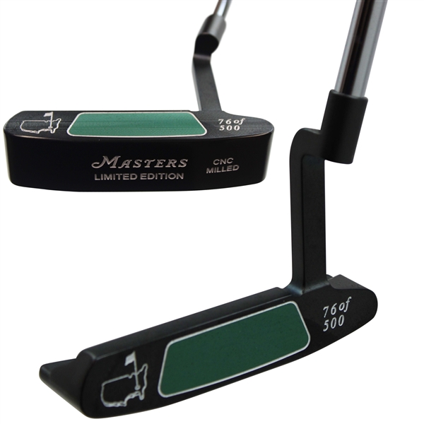 2009 Masters Tournament Ltd Ed CNC Milled Putter #76/500 in Original Box w/Headcover & COA