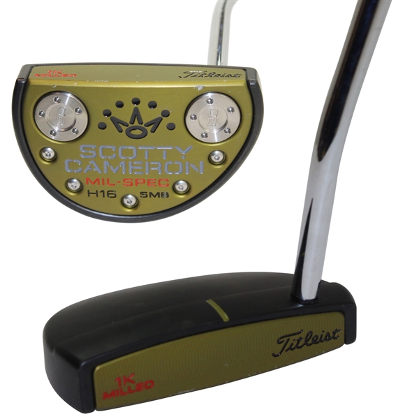Scotty Cameron Titleist MIL-Spec H16 5MB 1k Milled Putter
