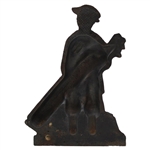 c.1975 Cast Iron Golf '7th Annual Open House' Door Stop 