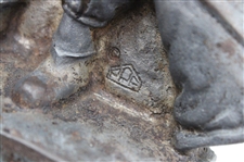 c.1975 Cast Iron Golf '7th Annual Open House' Door Stop 