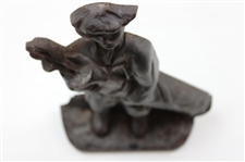 c.1975 Cast Iron Golf '7th Annual Open House' Door Stop 