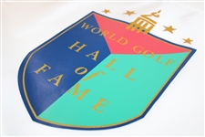 LPGA Founder Marlene Bauer Hagge Signed World Golf Hall of Fame Flag JSA ALOA