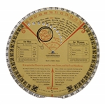 1934 Wilson The Rota-Chart For Gauging Golfers Handicaps - Manufactured by Wilson