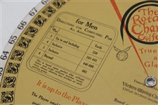 1934 Wilson 'The Rota-Chart' For Gauging Golfers Handicaps - Manufactured by Wilson