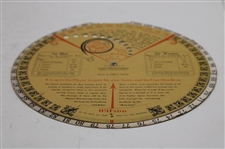 1934 Wilson 'The Rota-Chart' For Gauging Golfers Handicaps - Manufactured by Wilson