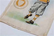 Three (3) c.1920's Murad Collegiate Golf Cigarette Silks/Cards - Texas, Illinois & Princeton