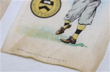 Three (3) c.1920's Murad Collegiate Golf Cigarette Silks/Cards - Texas, Illinois & Princeton