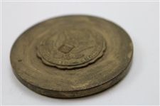 Brass USGA Logo/Seal Medallion Paperweight - USGA Originally Organized in 1894