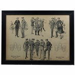 1919 Fifth Avenue Fashions Spring & Summer International Tailor Golf Clothing Advertisement - Framed