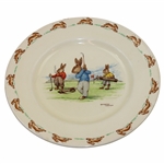 Vintage Royal Doulton Bunnykins Ceramic Plate by Barbara Vernon
