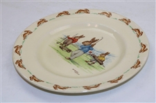 Vintage Royal Doulton Bunnykins' Ceramic Plate by Barbara Vernon