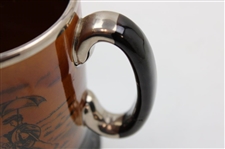 Arthur Wood Sports Series 'The English Wife/The American Husband' Porcelain Mug by Royal Bradwell