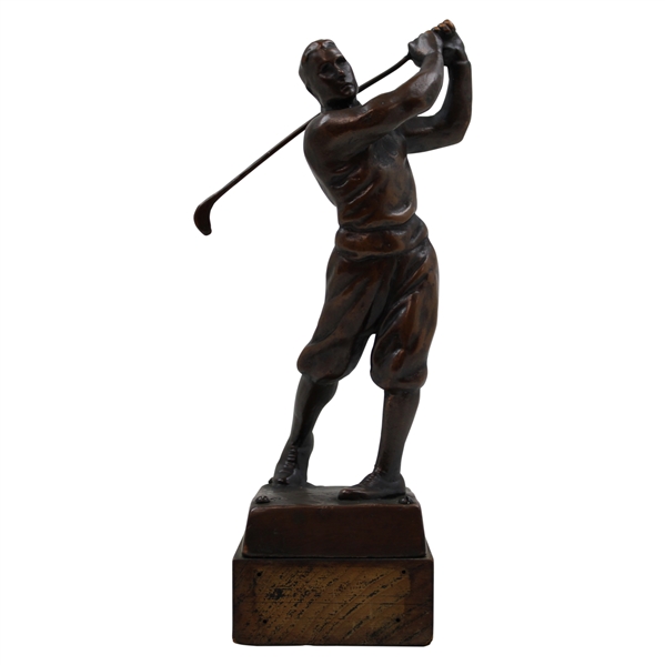 Post-Swing Male Golfer Statue