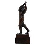 Post-Swing Male Golfer Statue