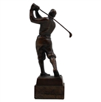 Post-Swing Male Golfer Statue