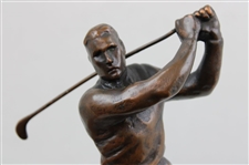 Post-Swing Male Golfer Statue