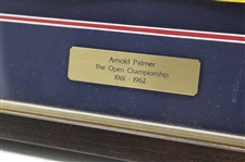 Arnold Palmer Signed 2000 The Open at St. Andrews Flag w/Years Won JSA ALOA